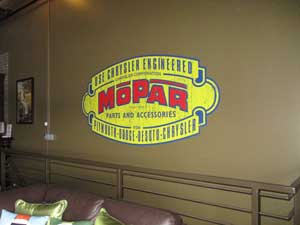 Mopar Logo Wall Graphic